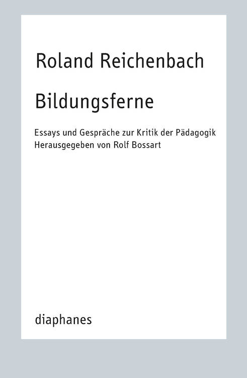Roland Reichenbach: Strategie und Authentizität  in der pädagogischen Interaktion 