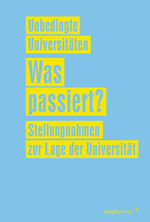 Robert Pfaller: Der Kampf gegen die Fortentwicklung der Universität zur repressiven Attrappe